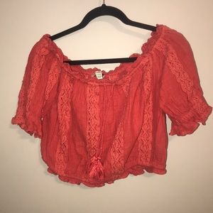 Ruffled blouse